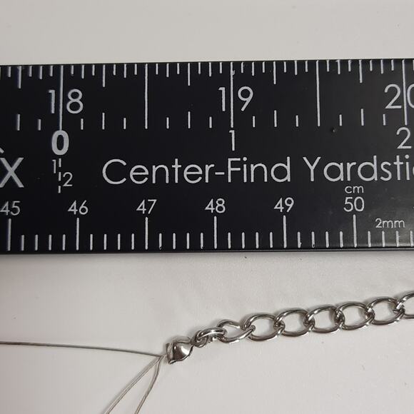 Chico's Multi-Strand Invisible Statement Necklace with Stone Beads - Picture 10 of 11